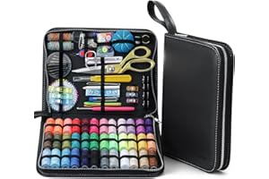 Cebelo Large Sewing Kit for Adults: 232Pcs Sewing Supplies for Hand Mending Clothes Emergency Repair for Home Travel Dorm - 2026 Christmas Gifts for Mom Grandma Students Beginner (Black)