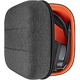 Geekria Shield Headphones Case Compatible with Corsair Void v2 Wireless, HS80, Virtuoso, HS55, HS65, Replacement Extra Hard Shell Travel Carrying Bag with Cable Storage (Dark Grey)