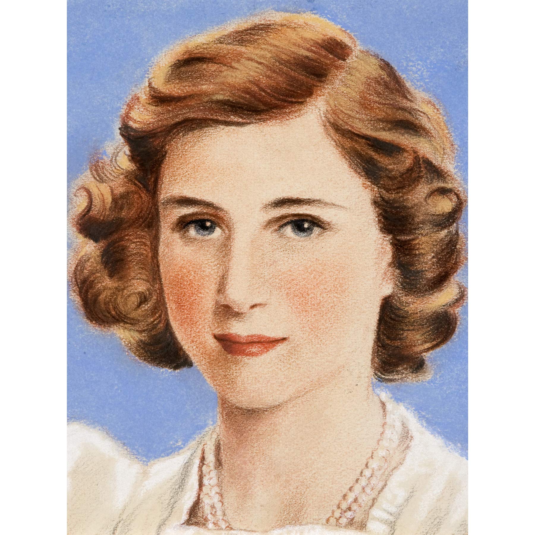 Timym Portrait UK Princess Margaret Painting Premium Wall Art Canvas Print 18X24 Inch