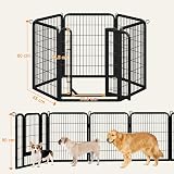 Yaheetech 6 Panel Foldable Dog Playpen 80 cm Indoor Outdoor Portable view 4