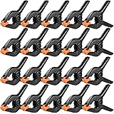20 Packs Spring Clamps, 3.5 inch Spring Clamps Heavy Duty for Crafts and Professional Plastic Spring Clamps for Woodworking,