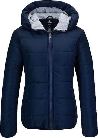 padded coat with hood