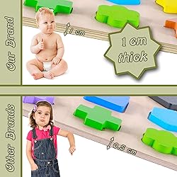 Magnetic Wooden Educational Shape Puzzle - Learn