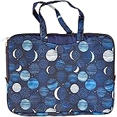 Yumbox Poche - Insulated Sleeve Lunch Box with Handles and Exterior Pockets (Lunar Phases)