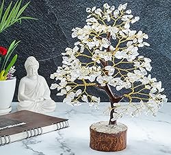 Clear Quartz Crystal Tree of Life - Chakra Tree for