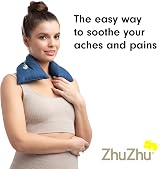 Zhu-Zhu Lavender Body Wrap Denim Daisy Chain; Microwavable Wheat Bag 48x14cm view 2
