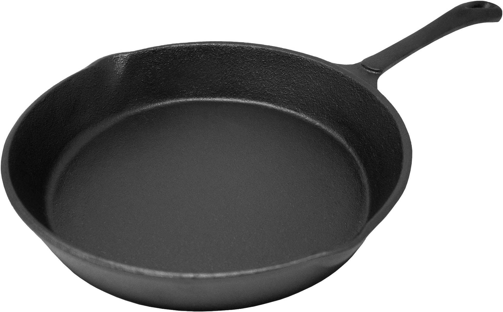 ToCis Big BBQ Frying and Steak Pan Cast Iron Round Short Handle Diameter 25 cm Height 5 cm