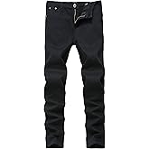 FREDD MARSHALL Men's Skinny Slim Fit Stretch Straight Leg Fashion Jeans Pants