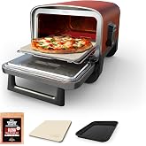 Ninja Woodfire Oven &amp; Smoker, 8-in-1, Heats to 700&deg;F, Terracotta Red, OO101 | 5 pizza styles, bakes &amp; proofs at up to 700&deg;F, fitting a 12" pizza or 6 chicken breasts