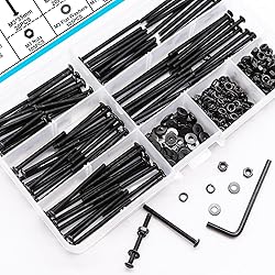 Bemaka 420PCS Black M3 Button Head Hex Socket Cap