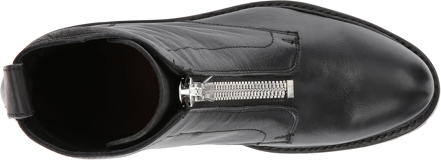 frye julie front zip combat boot