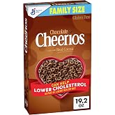 Chocolate Cheerios, Breakfast Cereal with Oats, Gluten Free, 19.2 oz (Pack of 7)