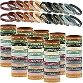 Unittype 240 Pcs Bible Verse Silicone Bracelets Bulk Scripture Rubber Wristbands Religious Church Gifts for Church Women Men Birthday Easter Baptism Favors(Retro Color)