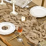 Artoid Mode Boho Sand Gauze Table Runner 300 cm Polyester Kitchen Decor view 5