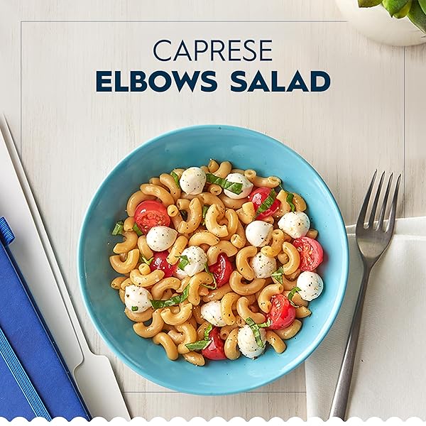 BARILLA READY PASTA, FULLY COOKED ELBOWS MACARONI PASTA, NON-GMO & KOSHER, 7 OZ (PACK OF 7)