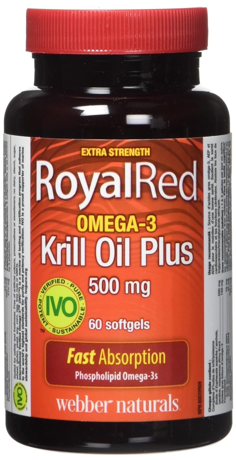 ber Naturals Royalred Extra Strength Omega3 Krill Oil