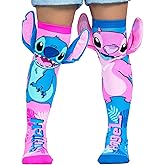 MADMIA Stitch Knee-High Socks – Colorful Dress-Up Socks for Kids & Adults, Fun Crazy Sock Day Gift