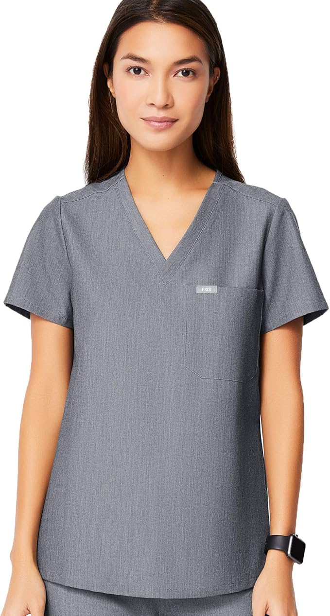FIGS Catarina OnePocket Scrub Top for Women Slim Fit, Super Soft Stretch, AntiWrinkle