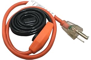 Frost King HC3A Automatic Electric Heat Kit Heating Cables, 3 Feet, Black