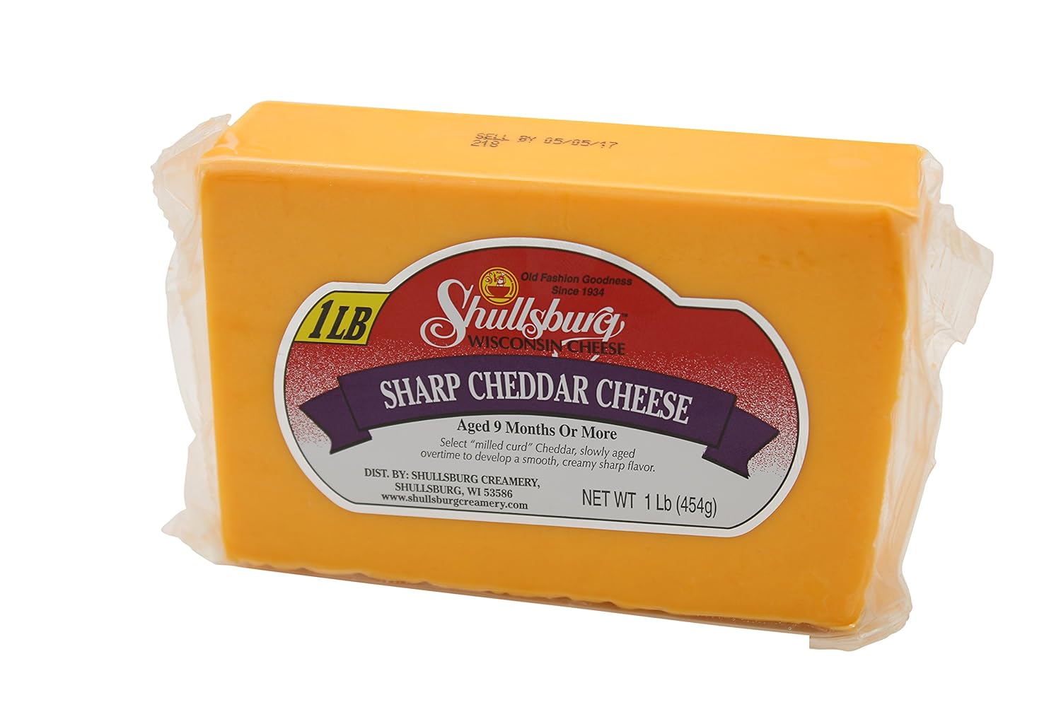 Shullsburg Creamery Sharp Cheddar Cheese 1 Pound