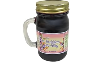 Wild Huckleberry Pie Filling from Huckleberry Haven, 20 oz mug style jar