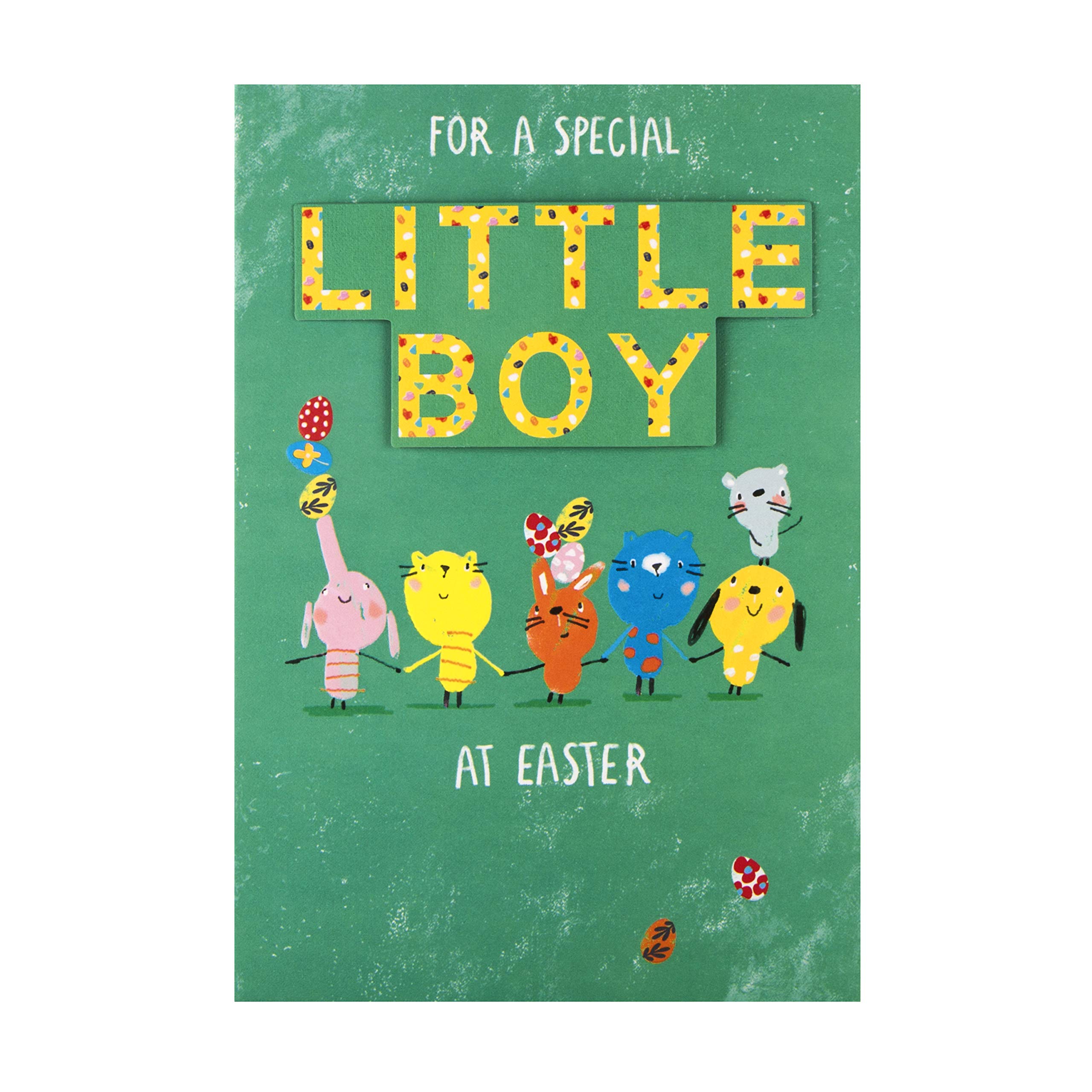 Hallmark Easter Card for Little Boy, Easter Card, Easter Card for Son, Cute Easter Card, Green