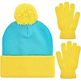 JcHrmers Halloween Character Cosplay Costume Include Beanie Hat and Gloves for Men Women Party Dress Up