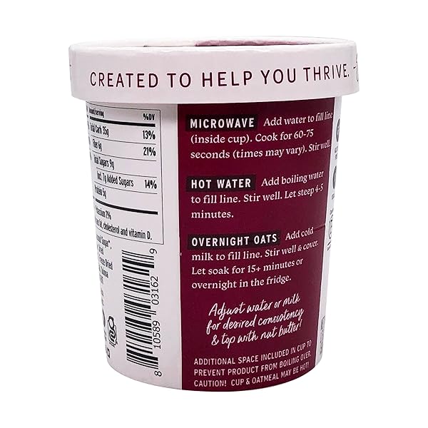 PURELY ELIZABETH OATMEAL CUP MX BRRY PREB 1.76 OZ