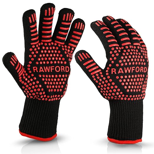 Resistente al calor guantes, fanglun 1313 puede resistir 572 y ...