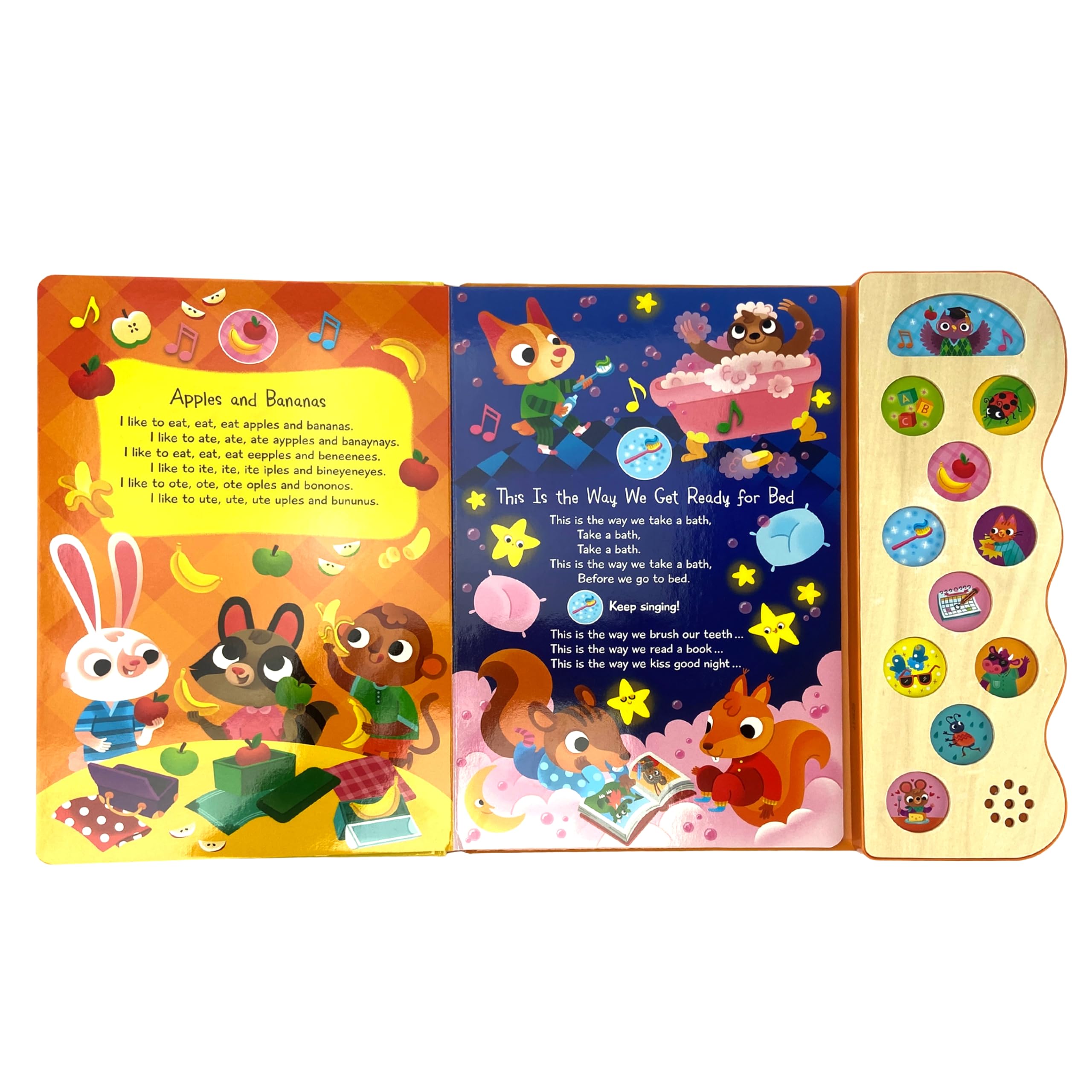ABC & 123 Learning Songs: Interactive Children's Sound Book (11 Button Sound) (11 Button Sound Book) ABC & 123 Learning Songs: Interactive Children's Sound Book (11 Button Sound) (11 Button Sound Book) Hardcover