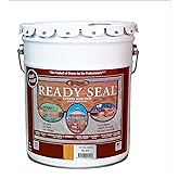 Ready Seal Exterior Wood Stain &amp; Sealer, Natural Cedar, 5 Gallon | 5 Gallon semi-transparent "Goof Proof" oil-based stain &amp; sealer for decks, fences, siding &amp; pergolas; no primer, no streaks.