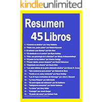 Resumen 45 Libros: Controle su Destino, Padre Rico Padre Pobre, Piense y Hagase Rico, Fluir, una psicología de la… book cover