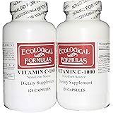 Ecological Formulas Vitamin C from Tapioca for Sensitive Stomachs Convenient 2-Pack