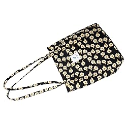 TOPASION Cute Corduroy Tote Bag Canvas Shoulder