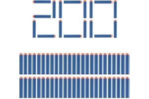 Little Valentine 200 Universal Suction Darts for Nerf N-Strike Elite …