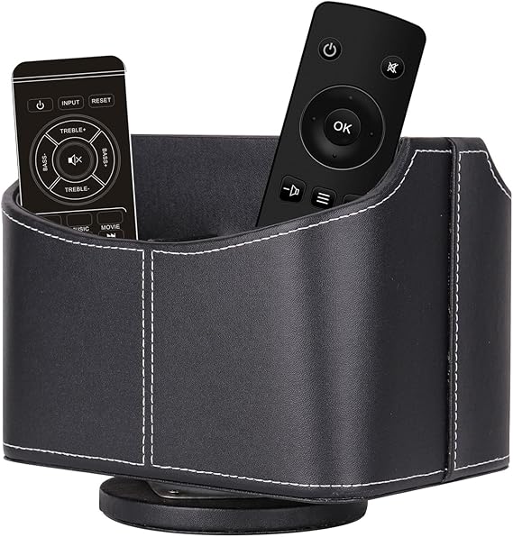 Pasutewel TV Remote Control Holder 360 Degrees Rotatable