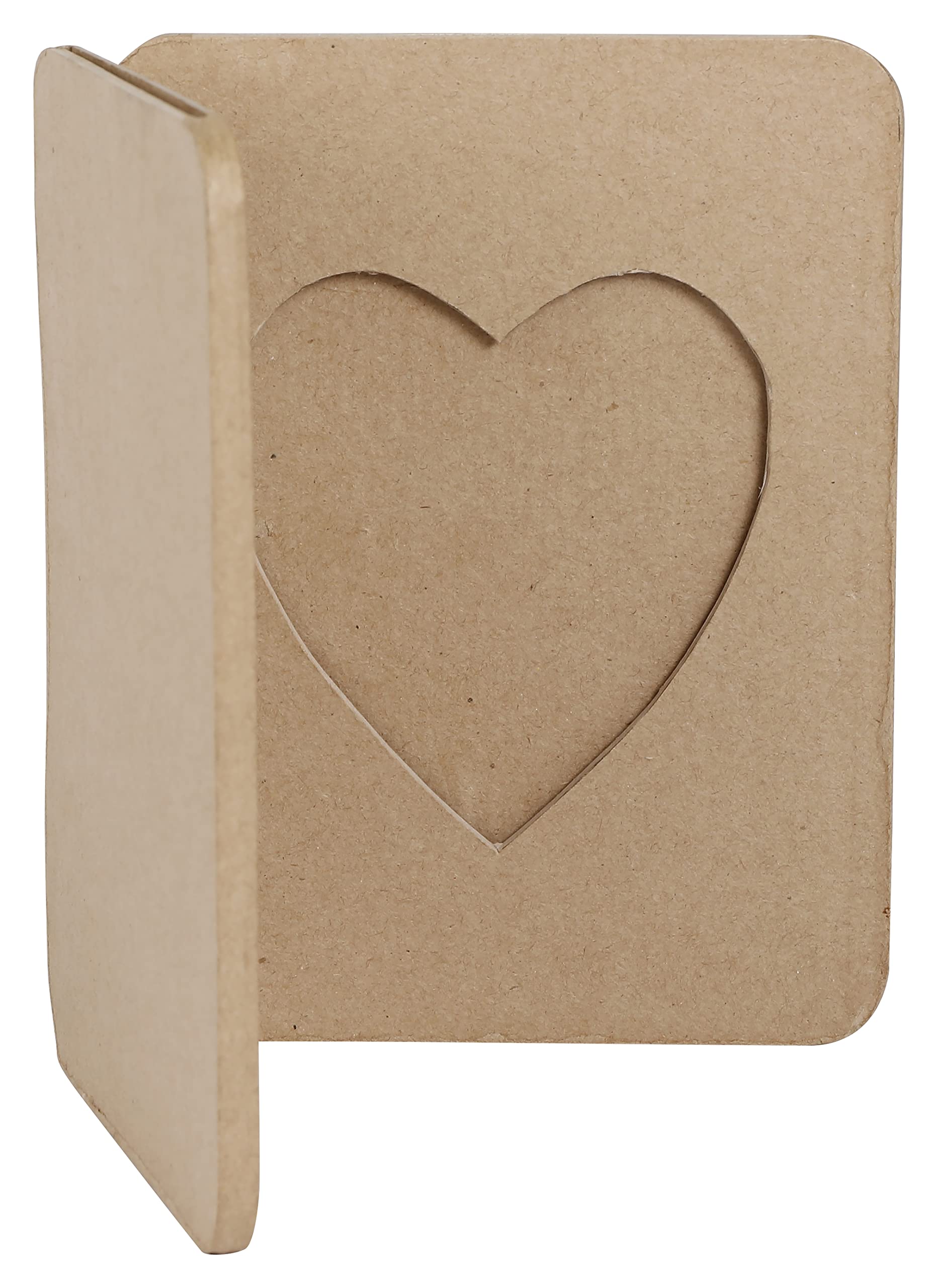 Décopatch CD030C - An album frame with hearts - papier-mâché frame - storage photo notebook - Dimensions: 14x1.5x18cm