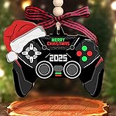 KatAndNat Video Game Ornaments, Gaming Ornaments for Christmas Tree - Gamer Video Game Christmas Ornament for Teen Boys, Men - 2 Layered Wood Gaming Ornament 2025