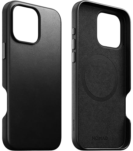 iPhoneアクセサリー NOMAD Modern Leather Case iPhone16 Pro Rugged Case - iPhone 16 Pro | Forest | NOMAD®