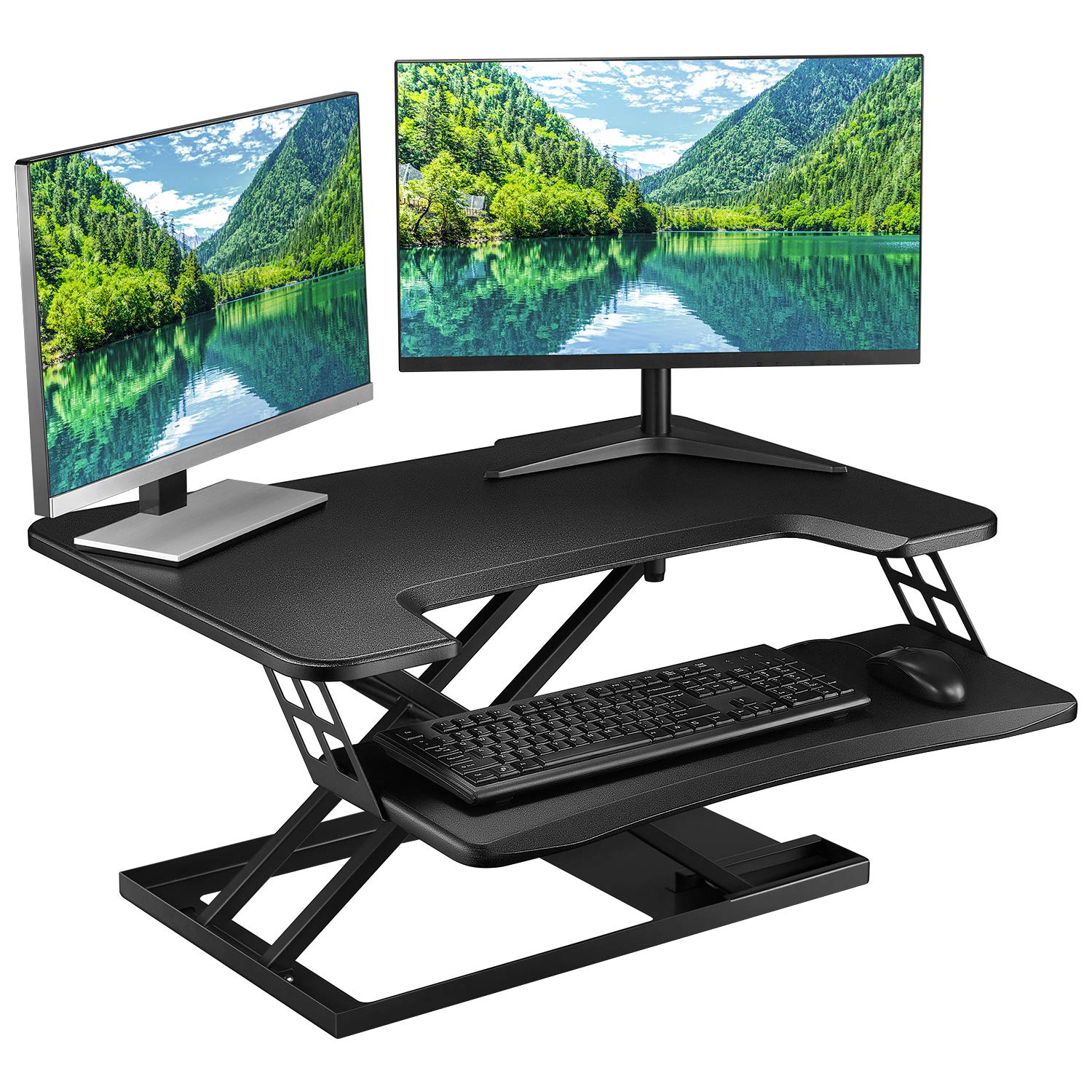 Best Amazon Basics Height Adjustable Standing Desk Converter