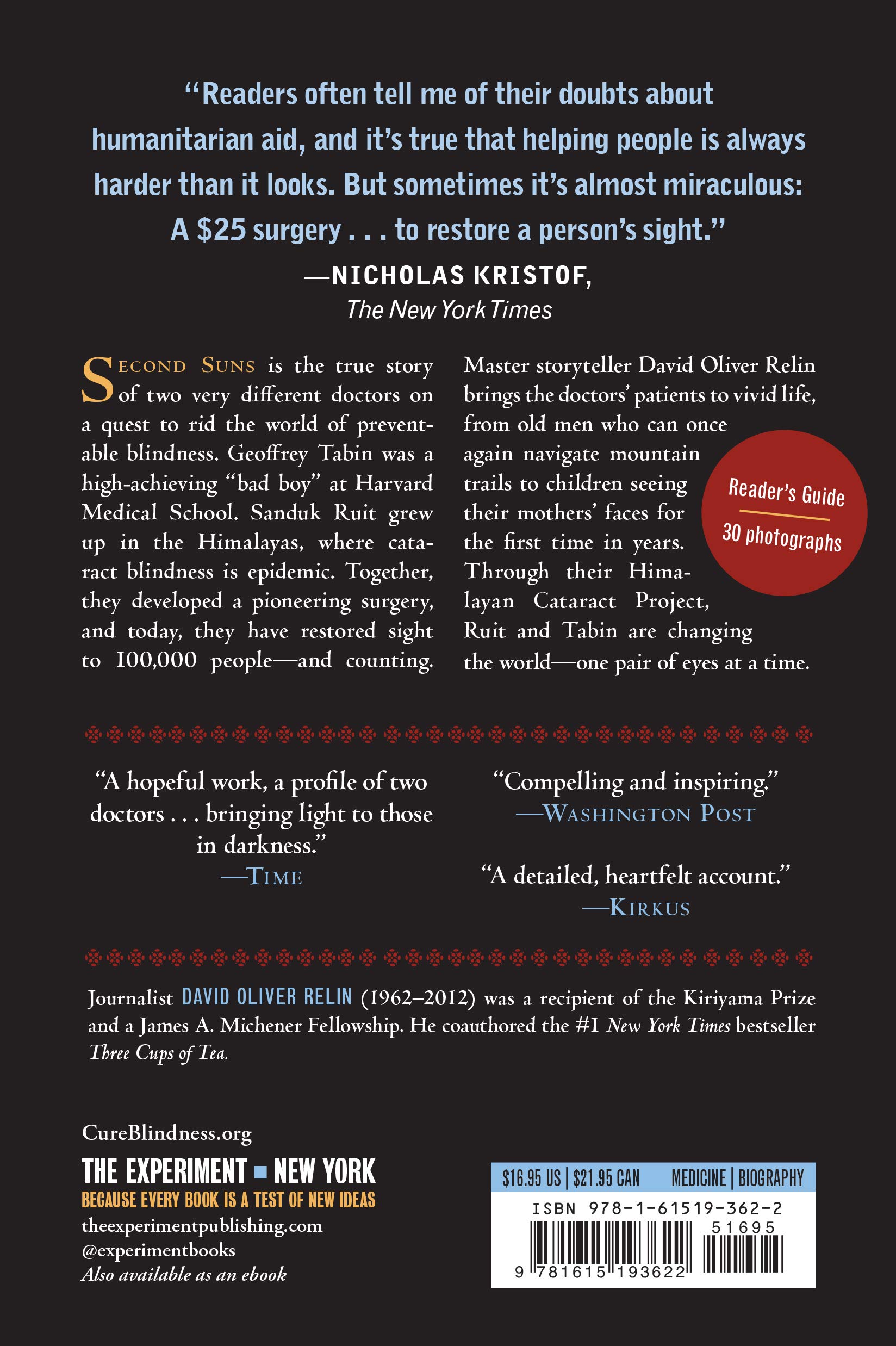 Second Suns Two Trailblazing Doctors And Their Quest To Cure Blindness One Pair Of Eyes At A Time Relin David Oliver Tabin Dr Geoffrey Farmer Paul 9781615193622 Amazon Com Books