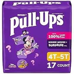 Pull-Ups Girls' Potty Training Pants, Size 4T-5T