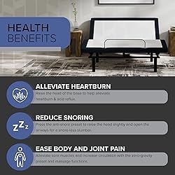 Blissful Nights e4 King Adjustable Bed Frame with