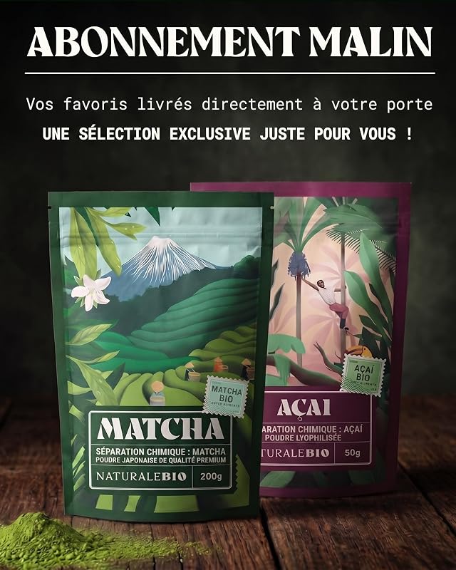 Matcha Japonais Bio Premium en Poudre L-Théanine