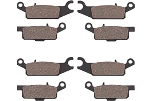 AHL Front and Rear Brake Pads Set for Yamaha YFM700 YFM 700 Grizzly 700 2007-2015/YFM550 YFM 550 GRIZZLY 550 2009-2014/Ducks 
