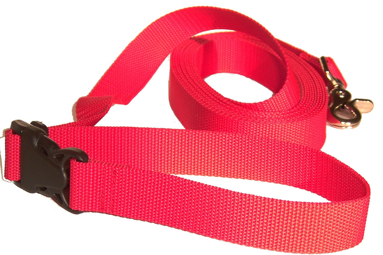 DOGS and MORE - EXTENDABLE Tracking / Training / Recall Leash with RELEASABLE wrist strap - 5 Meter (Red, 25 mm wide) - Image 3