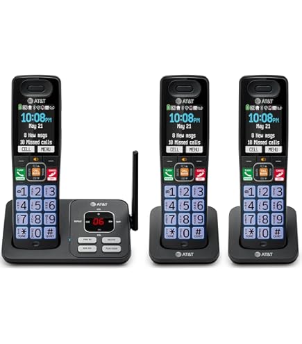Amazon.com: Panasonic KX-TG744 Link2Cell Cordless Bluetooth
