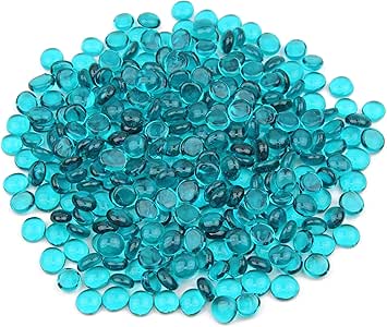 Gemnique - Jarrón de Cristal, Verde Azulado, Mini: Amazon.com.mx: Hogar