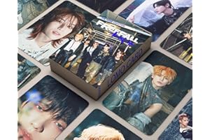 Funwaretech TXT FREEFALL Photocards 55 Pcs 2023 3rd New Album Tomorrow by Together FREEFALL Lomo Cards Kpop Merchandise Gift for Fans Boys Girls Moa-Type C