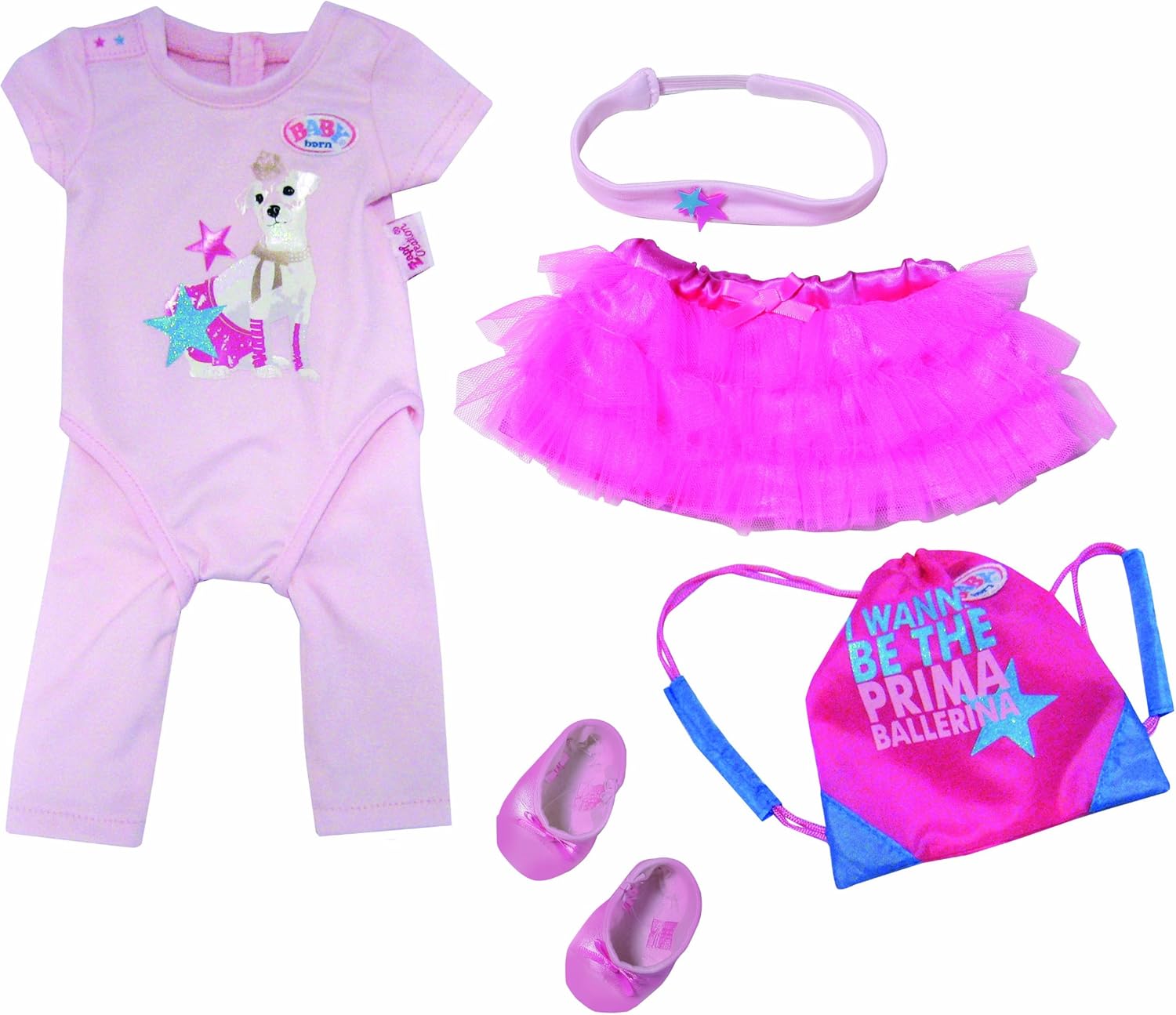 baby born boutique deluxe ballerina set
